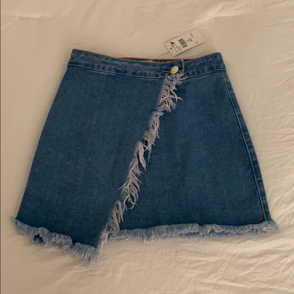 Fashion Nova Denim Slayer Skirt